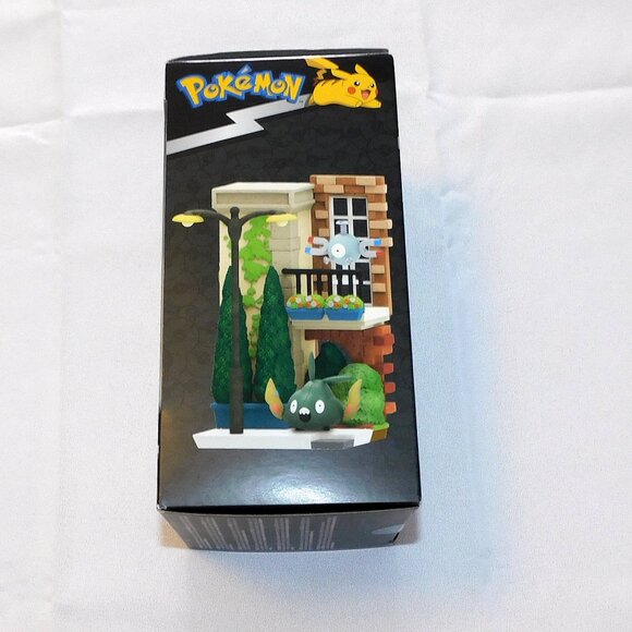 Pokemon Select City Street Environment 2 Figure Magnemite Trubbish Series 5 NEW - Picture 3 of 4